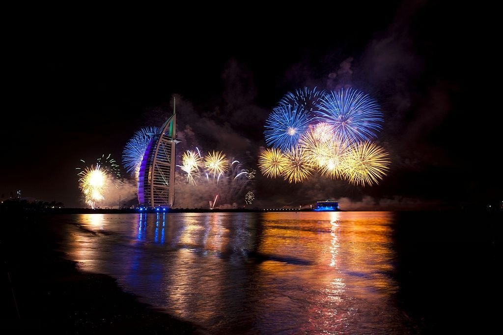 Burj Al Arab Fireworks