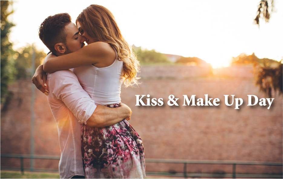 Kiss And Make Up day Quotes 