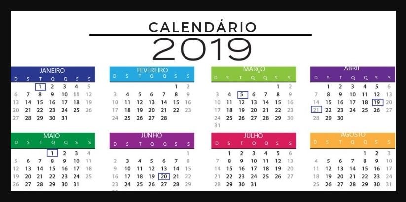 Brazil public Holiday Calendar