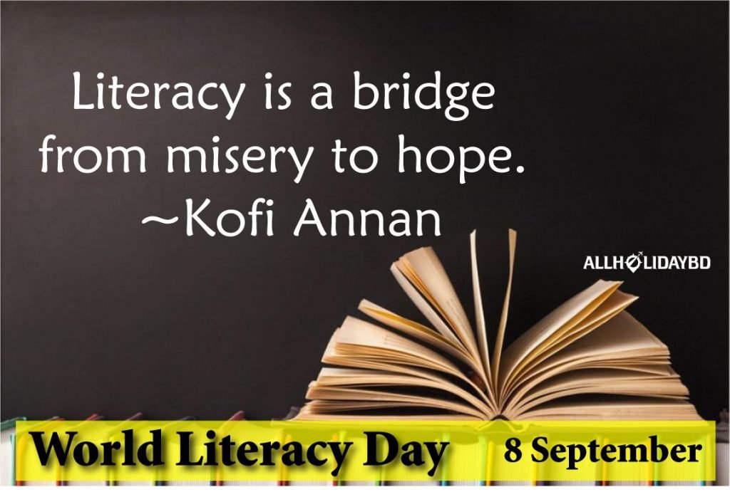 International Literacy Day 2022 quotes Images