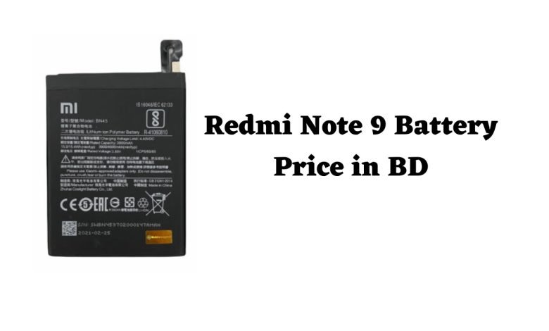 Redmi Note 9 Battery price in Bangladesh