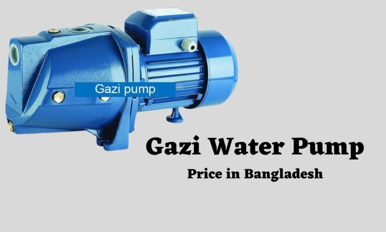 Gazi Water Pump price in Bangladesh