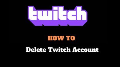 How to Delete Twitch Account