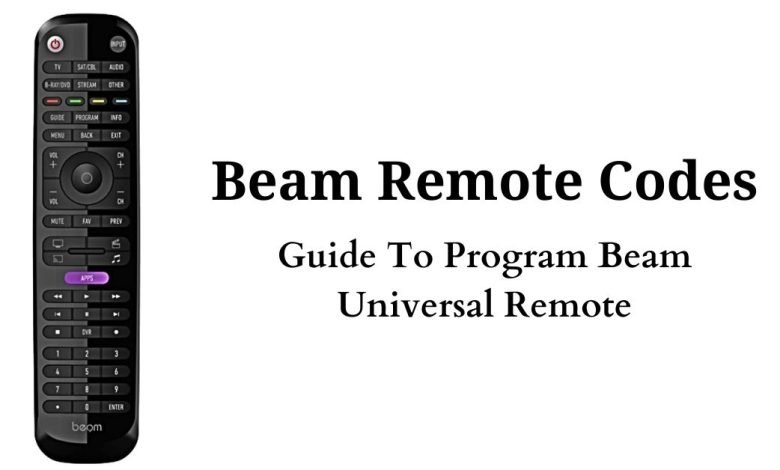 Beam Remote Codes