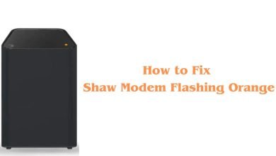 How to Fix Shaw Modem Flashing Orange