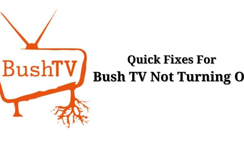 Quick Fixes For Bush TV Not Turning On