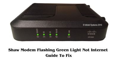 Shaw Modem Flashing Green Light Not Internet